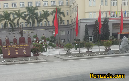 Lắp đặt rèm cho học viện cảnh sát nhân dân