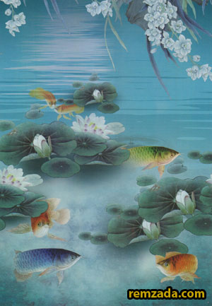 rèm cuốn tranh 05