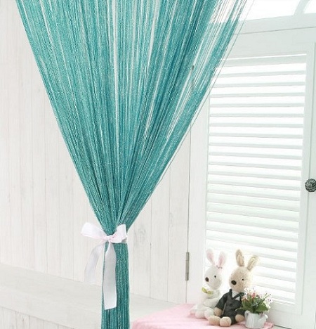 Rèm sợi chỉ trang trí rất bắt mắt