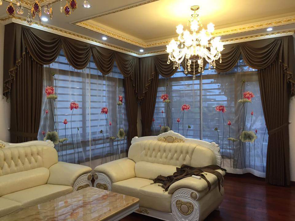 Rèm vải phong cách cổ điển