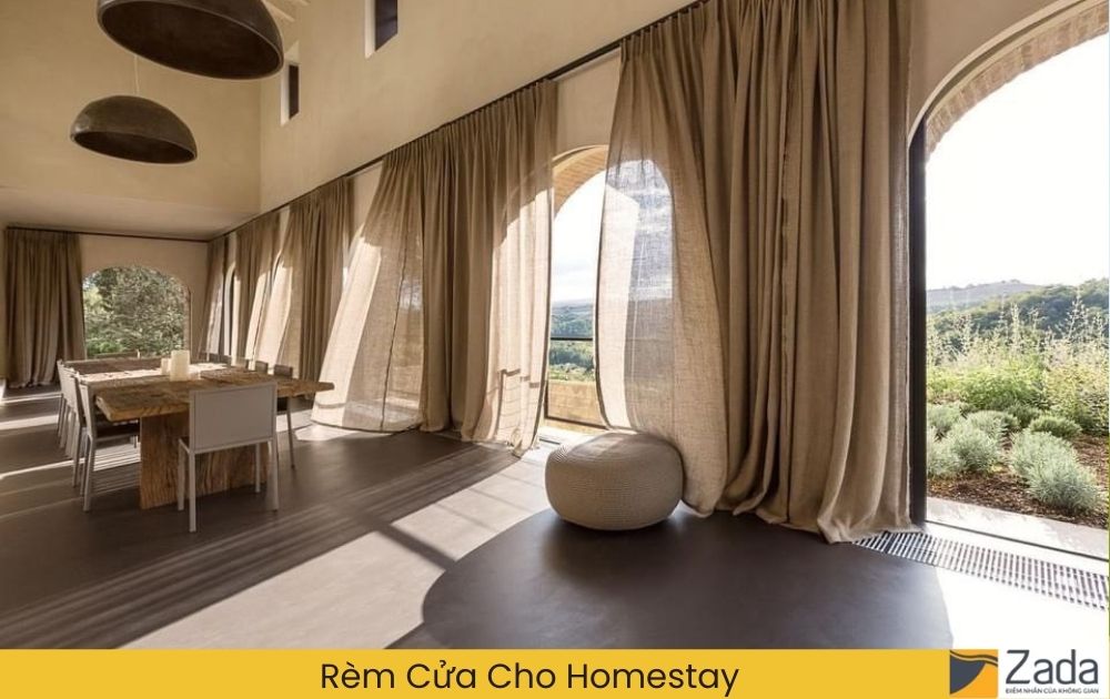Rèm Cửa Cho Homestay