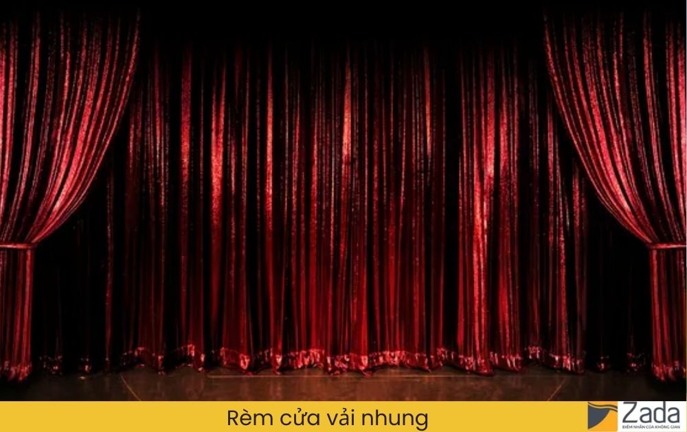 Rèm cửa vải nhung