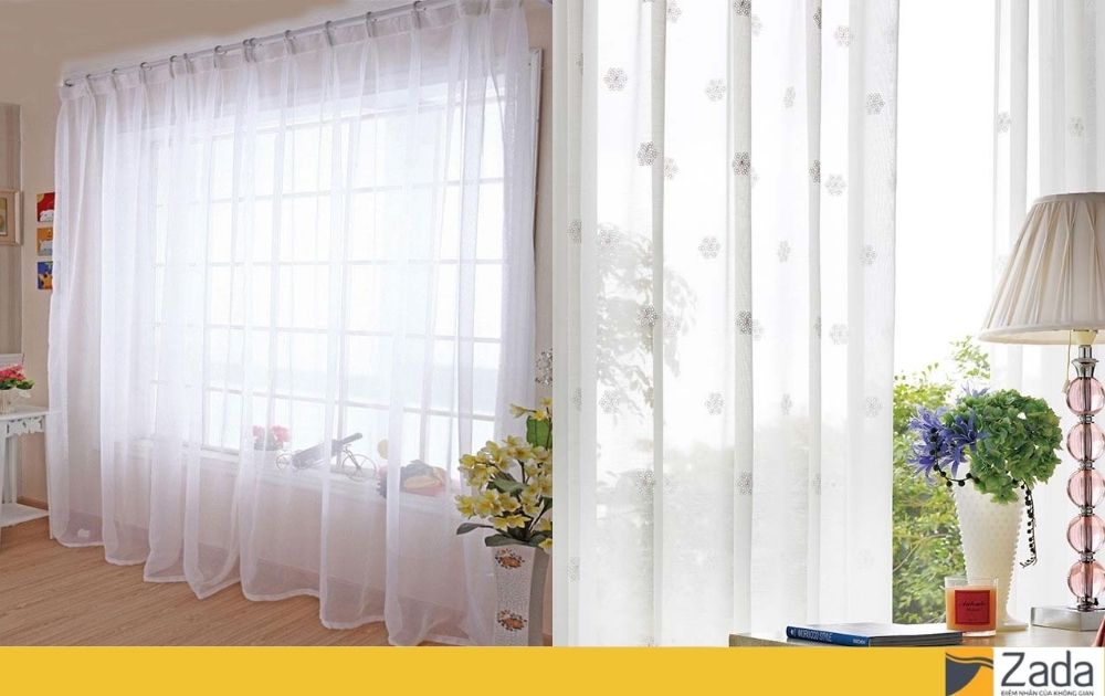 Rèm Vải Voan Trơn Một Màu - Cập Nhật Mẫu Mới Giá Tốt