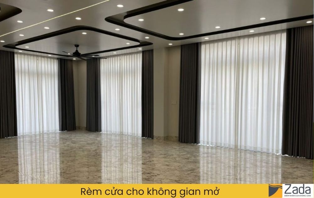 Rèm cửa cho không gian mở