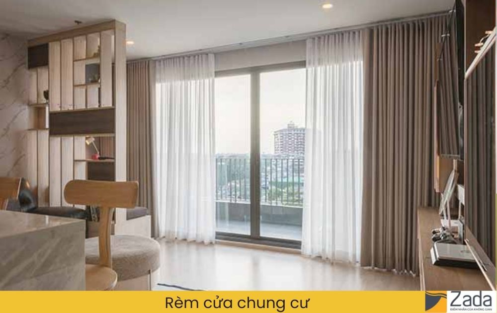 rèm cửa chung cư
