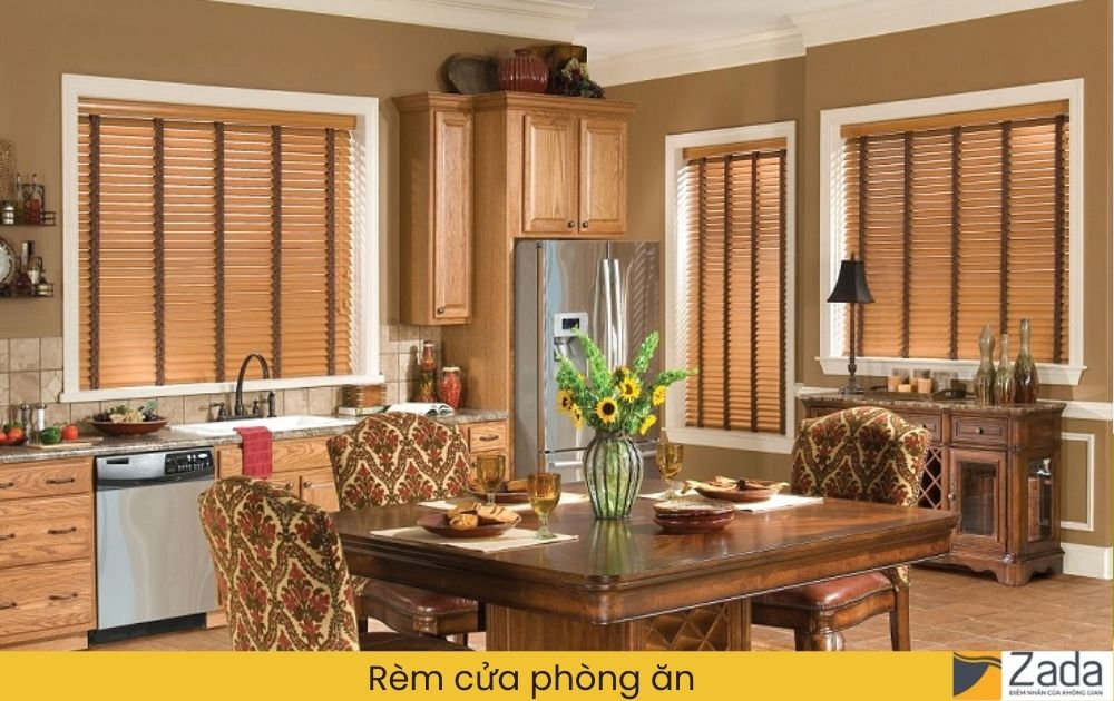 Rèm cửa phòng ăn