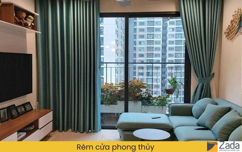 Rèm cửa phong thủy