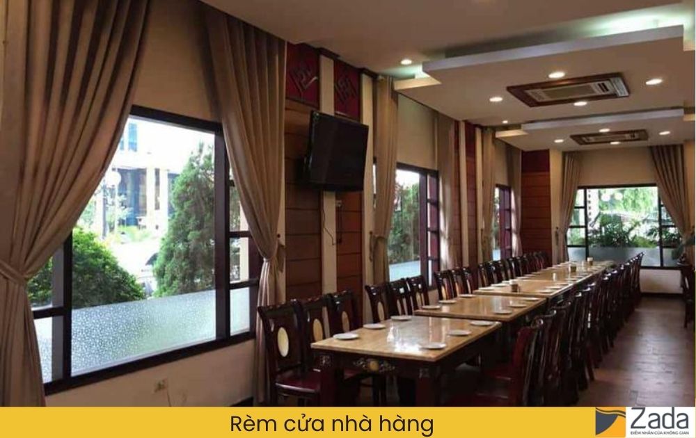 Rèm cửa nhà hàng