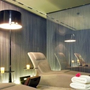 Rèm sợi phong thủy cho spa