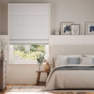 Rèm cửa sổ xếp lớp roman kiểm soát ánh sáng