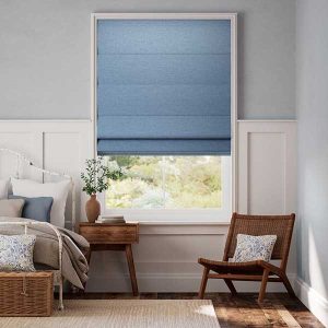 Rèm xếp cửa sổ roman chống sáng cản nhiệt