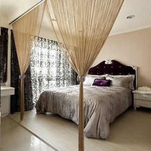 Rèm sợi phong thủy phòng ngủ